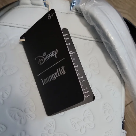 Loungefly Disney Blue Butterfly Kids Backpack - Picture 2 of 7